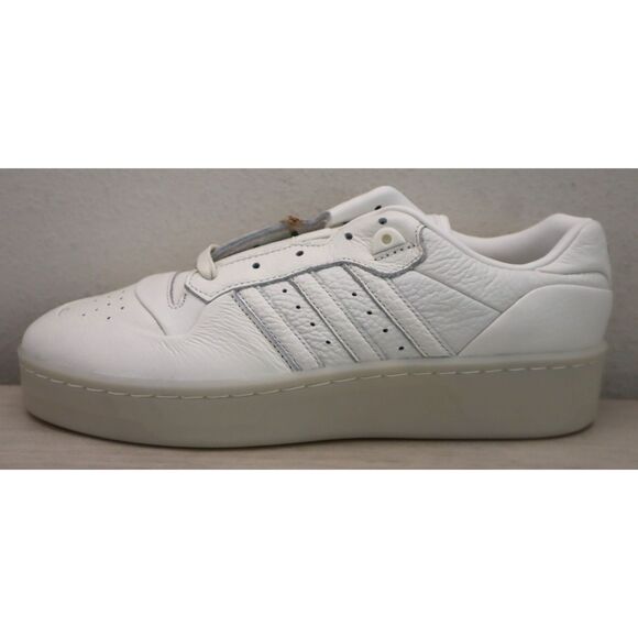 Adidas IF7184 Men's Sz 10 Women's Sz 11 White Leather Rivalry Lux Low Shoes - Picture 9 of 13